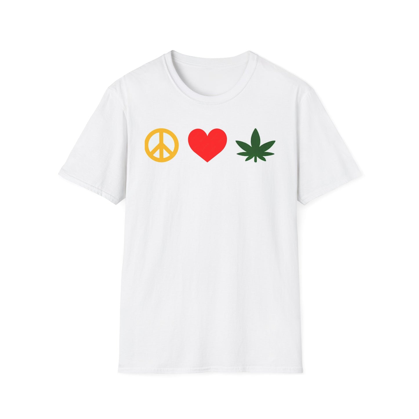 Listing 06 "Peace Love & Herb emoji" shirt