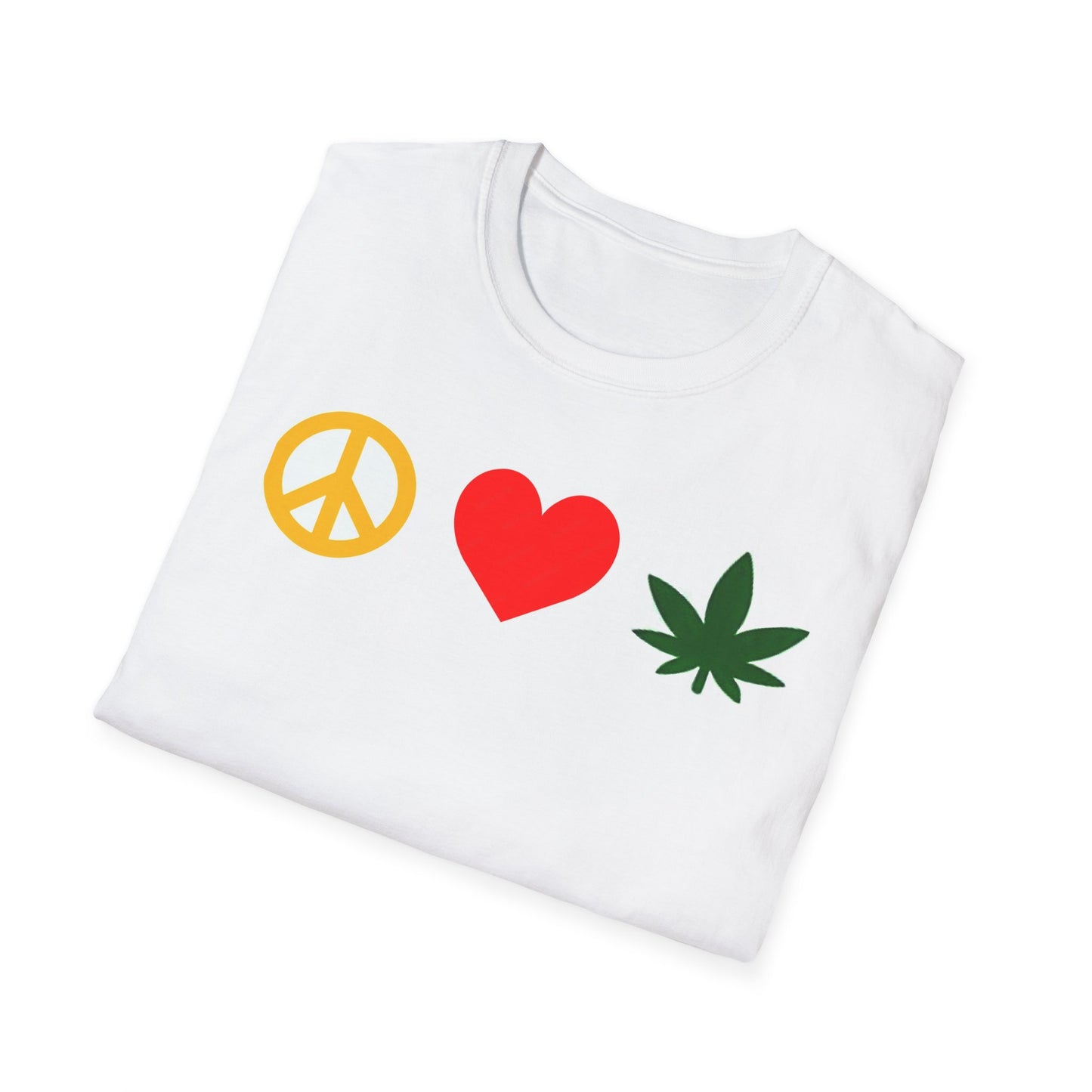 Listing 06 "Peace Love & Herb emoji" shirt