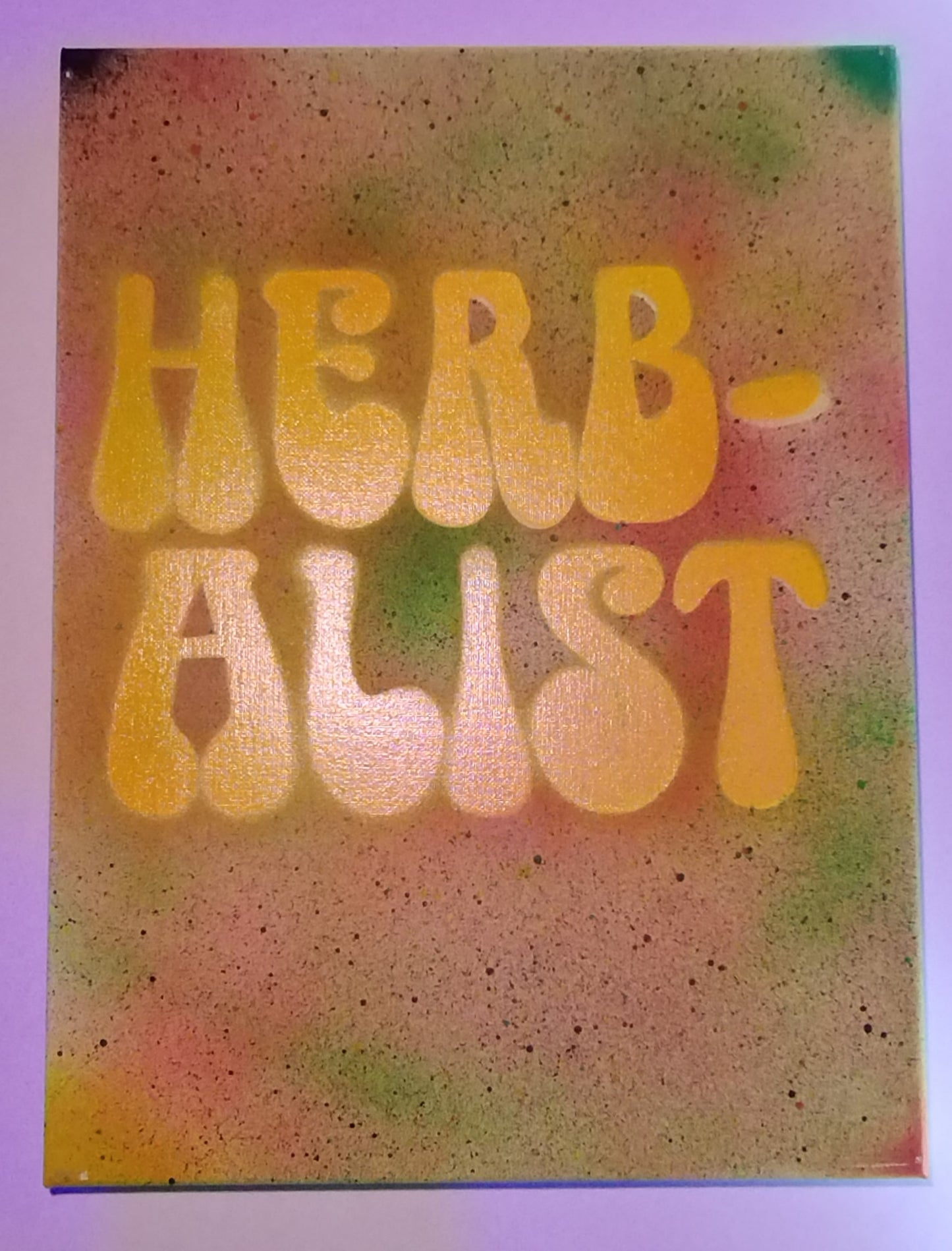 Listing 11  "OG HERBALIST" - 12"x16" canvas