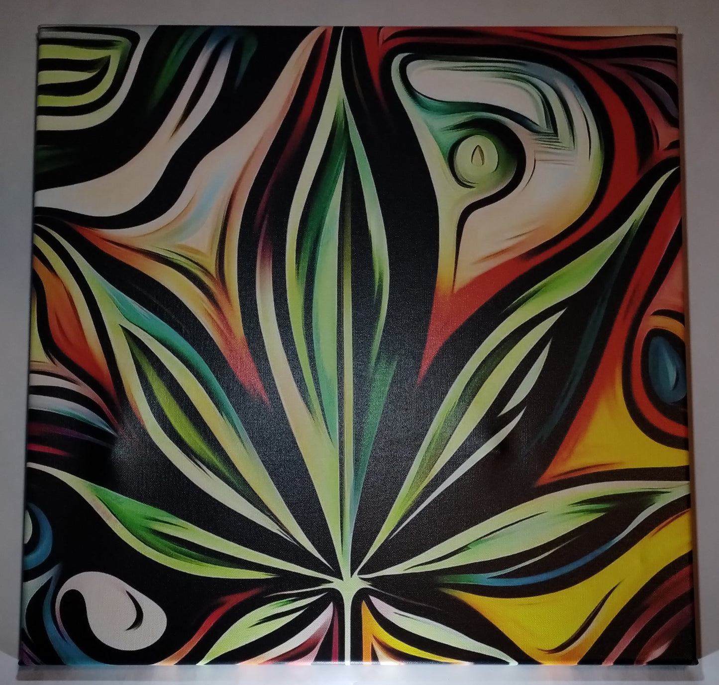 Listing 18 "The Grand Leaf" - 20"x20" canvas ITS REALLY BIG